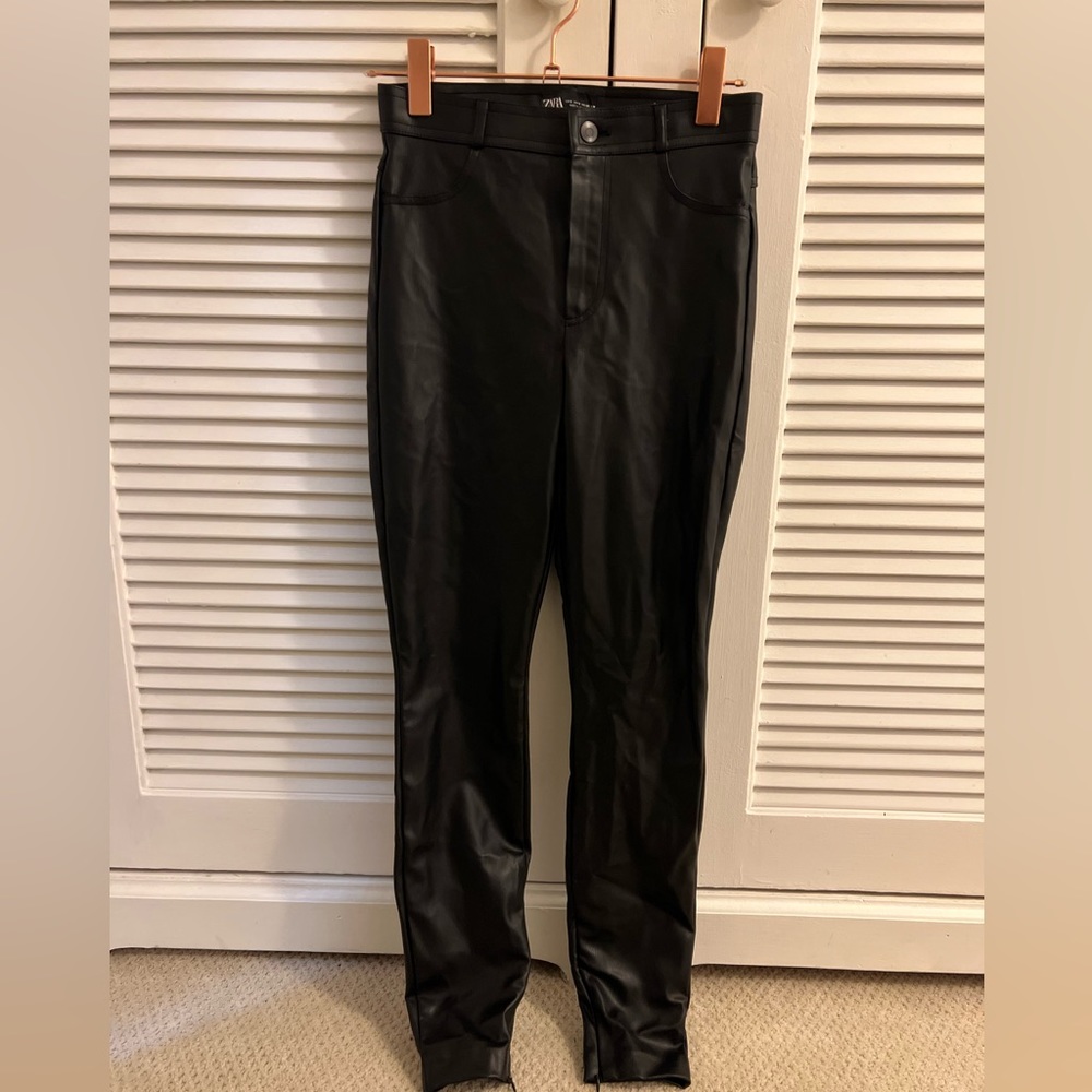 Zara leather pants - size small
